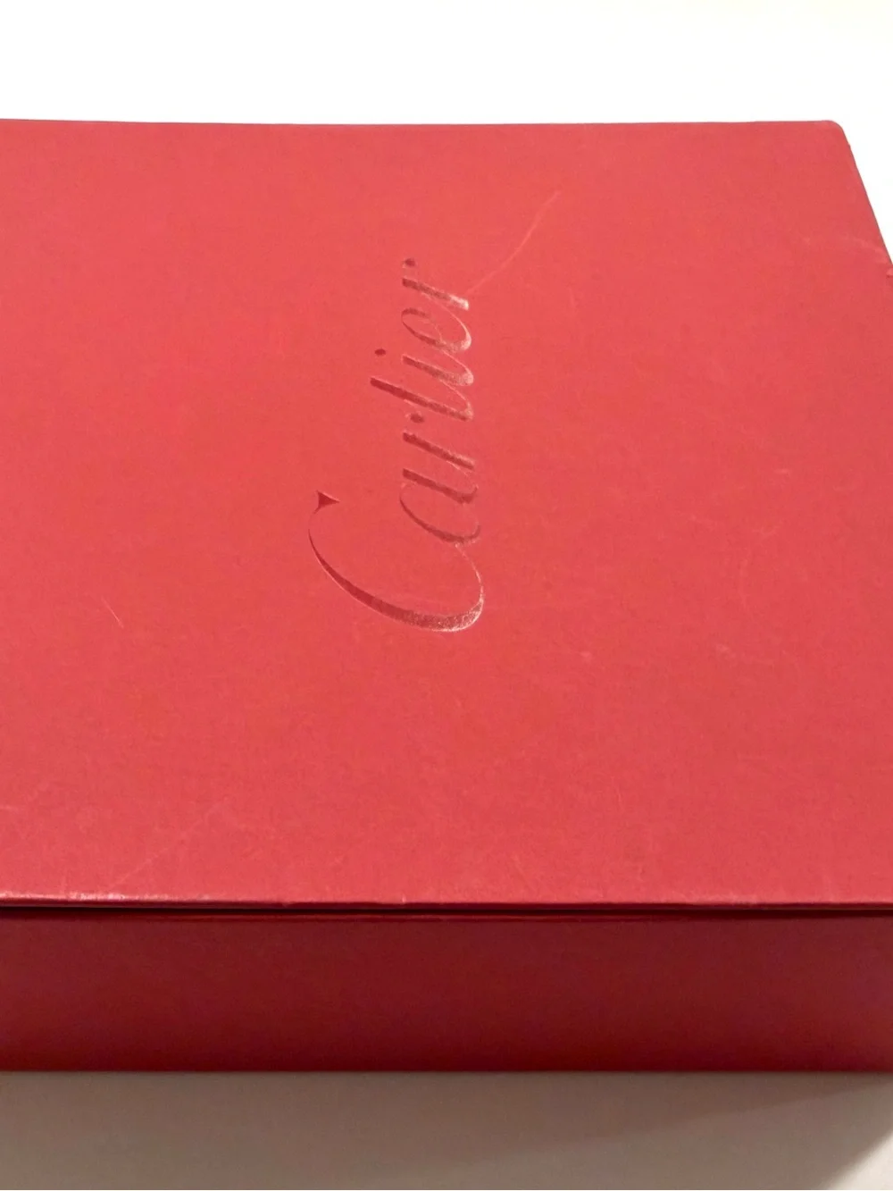 Cartier Red Box W Shopping Bag